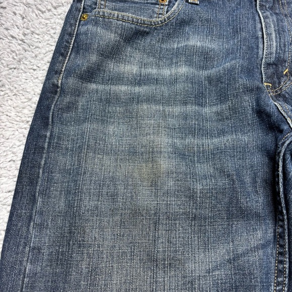 Levi's Jeans Mens 33 x 32 569 Loose Baggy Relaxed Fit Grunge Everyday Dark Wash - Picture 6 of 6